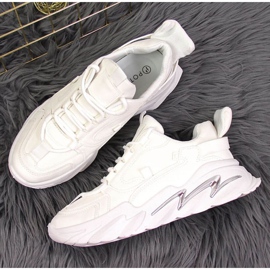 Turnschuhe auf der Plattform Potocki W WOL54 weiß 2
