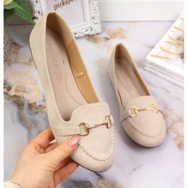 Loafer mit Dekoration Potocki W WOL59B beige 1