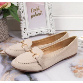 Loafer mit Dekoration Potocki W WOL59B beige 2