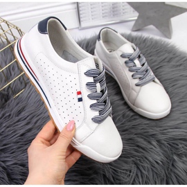 Lederturnschuhe Filippo W PAW312 weiß 1