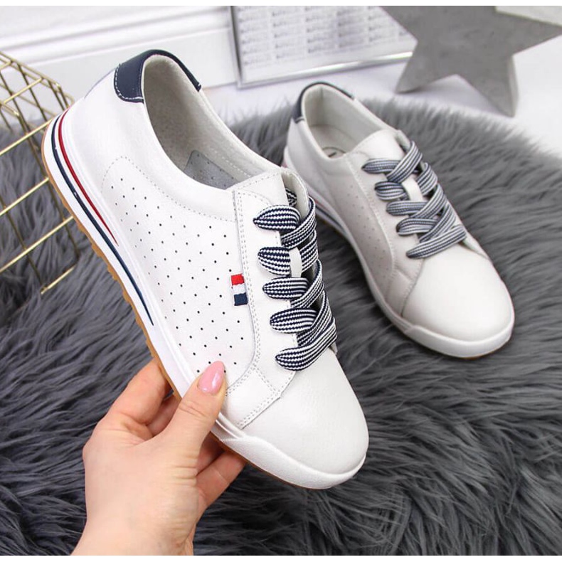 Lederturnschuhe Filippo W PAW312 weiß 1