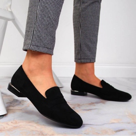 Schwarze Sergio Leone W SK359 Mokassinschuhe 2