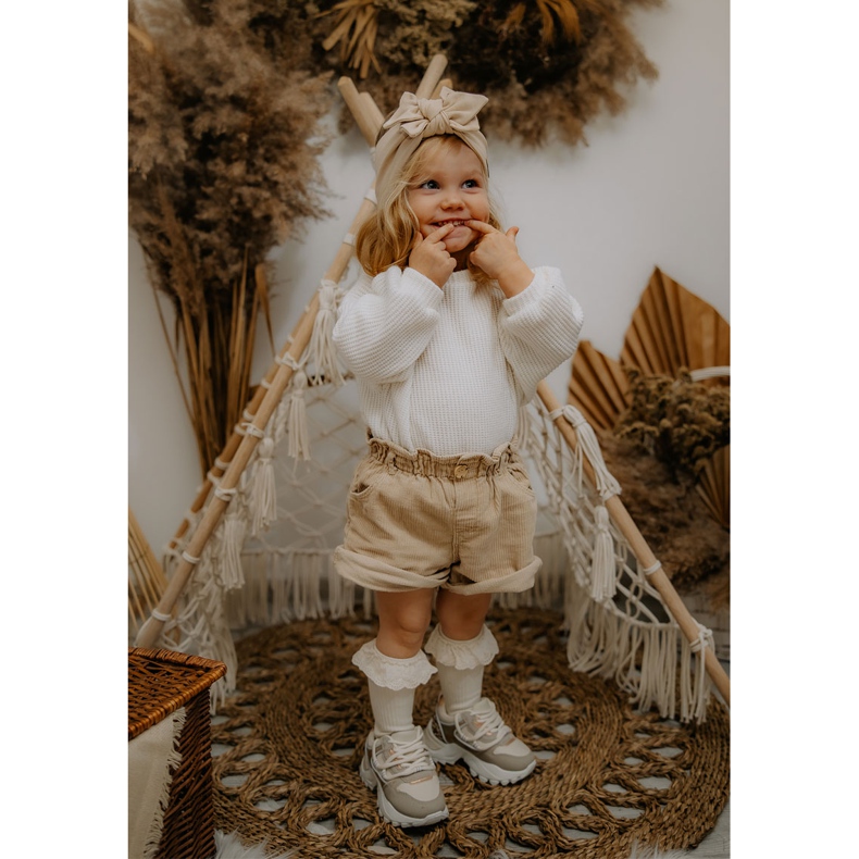 Kinder Sportschuhe Sneaker Beige Rommie 1