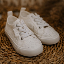 Durchbrochene Turnschuhe Big Star JJ374020 Weiß 2