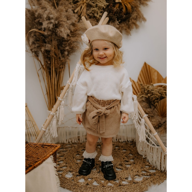 FR1 Kinderstiefel gewärmt mit Pelz Schwarz Flossie 2