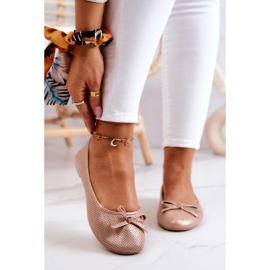 Klassische Ballerinas für Damen mit profilierter Einlegesohle Pink Fimme rosa 2