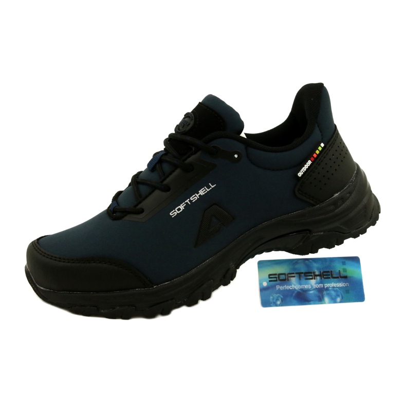 American Club Amerikanische Softshell-Sportschuhe Wasserdicht WT90 / 22 marineblau 5