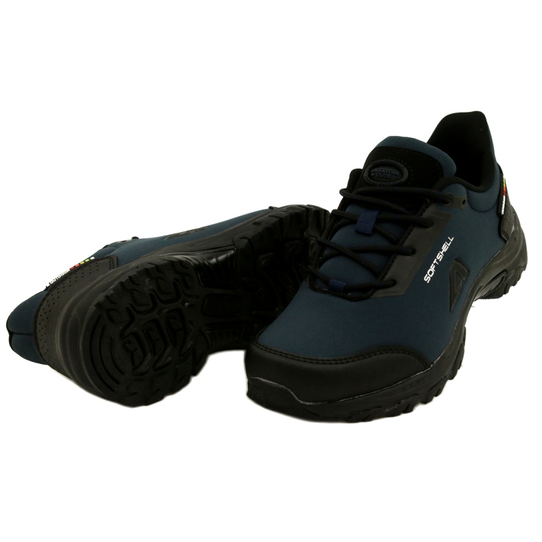 American Club Amerikanische Softshell-Sportschuhe Wasserdicht WT90 / 22 marineblau 4
