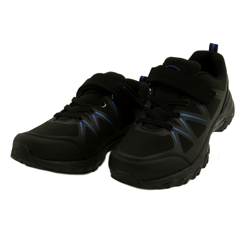 American Club Amerikanische Sportschuhe Softshell mit Klettverschluss WT95 / 22 schwarz 3