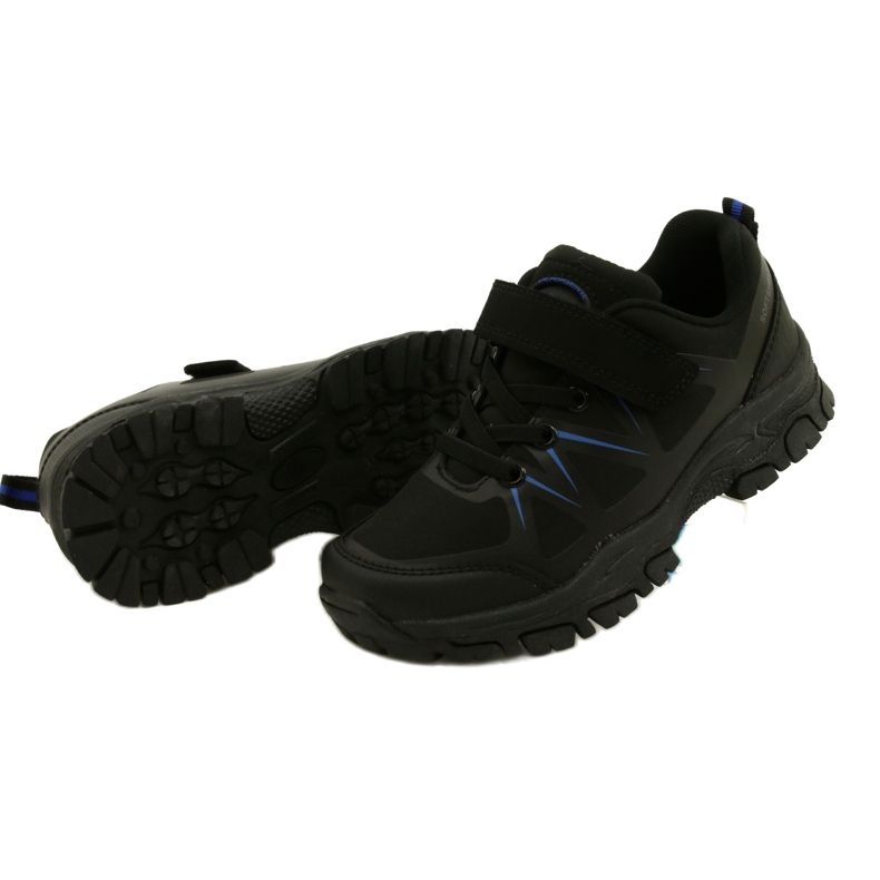 American Club American Softshell Sports Schuhe für Klettverschluss WT94/22 Schwarz 5