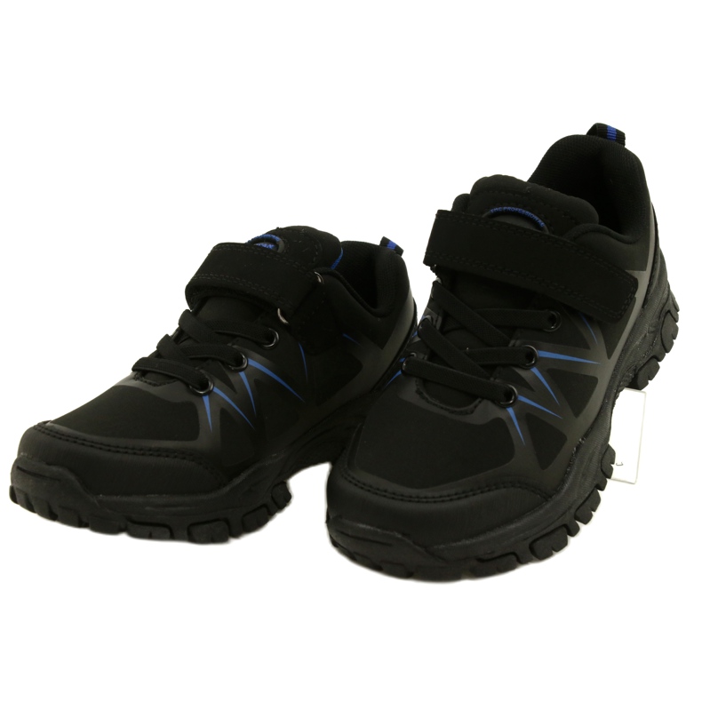 American Club American Softshell Sports Schuhe für Klettverschluss WT94/22 Schwarz 3