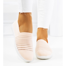 Royse rosa durchbrochene Turnschuhe 1