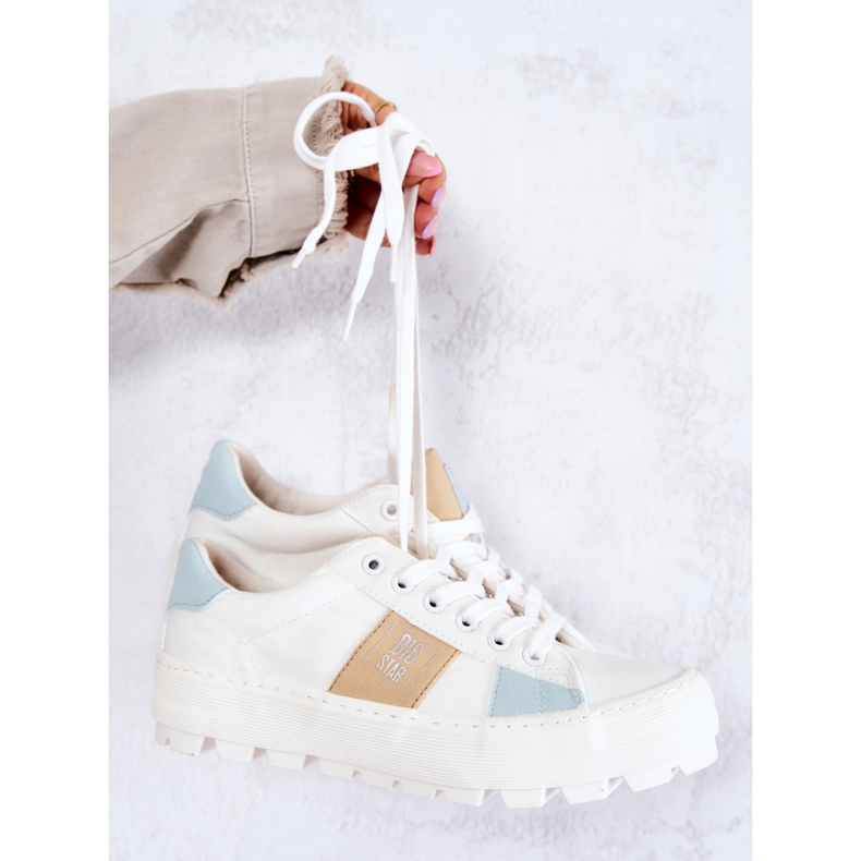 Damen Sneakers Big Star JJ274480 Weiß 2