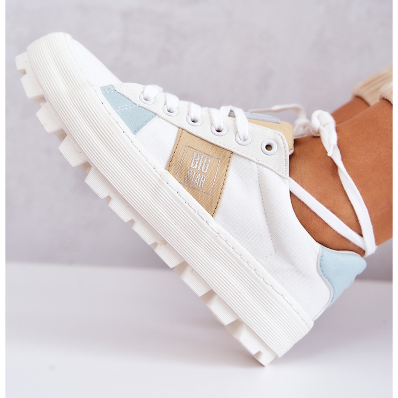 Damen Sneakers Big Star JJ274480 Weiß 1