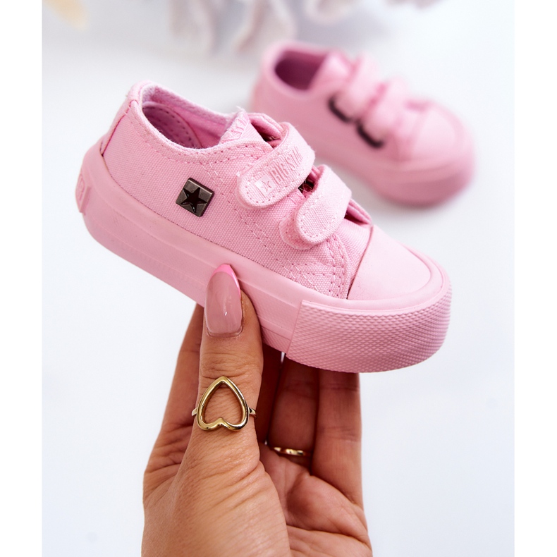 Klassische Turnschuhe für Kinder Big Star JJ374040 Pink rosa 1