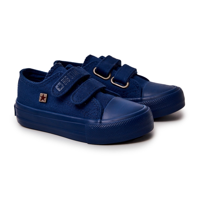 Klassische Kinderturnschuhe Big Star JJ374044 Marineblau ['marine'] 1