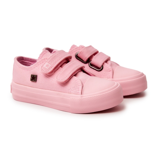 Klassische Turnschuhe für Kinder Big Star JJ374045 Pink rosa 1