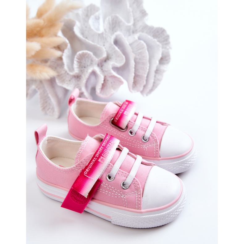 Niedrige Turnschuhe für Kinder Big Star JJ374078 Rosa 2