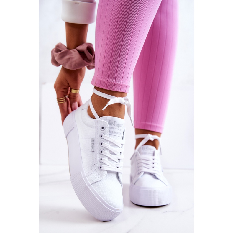 Lee Cooper LCW-22-31-0884L Weiße Turnschuhe 1