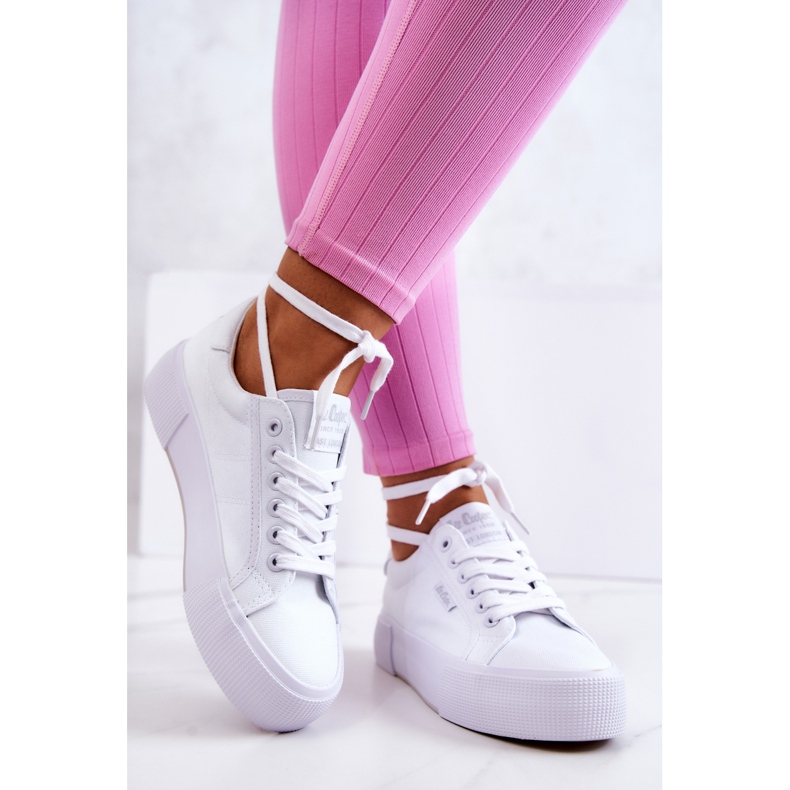 Lee Cooper LCW-22-31-0884L Weiße Turnschuhe 2