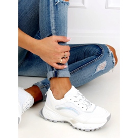 Weiße LA87P Weiße Sportschuhe 1