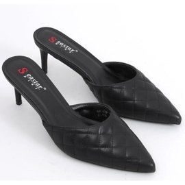 Gesteppte Stilettos Gloria Black schwarz 2