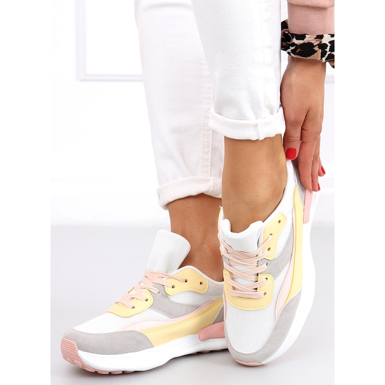 Nydia Gelbe Turnschuhe mehrfarbig 1