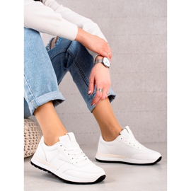 TRENDI Weiße Sportschuhe 1