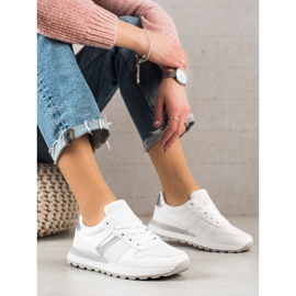 TRENDI Stylische Sneaker mit Mesh weiß 1