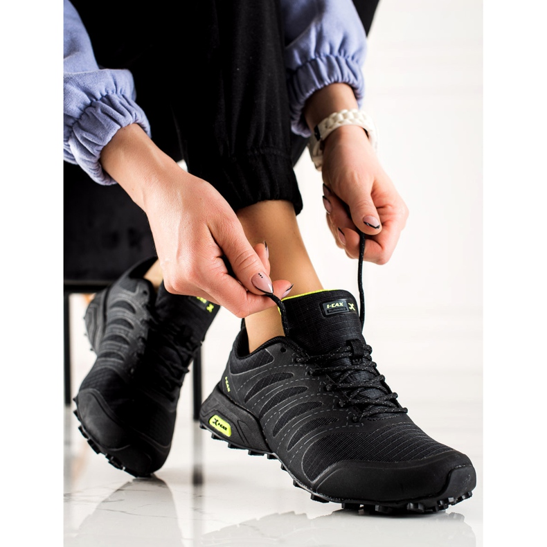 TRENDI Bequeme Trekkingschuhe schwarz 1