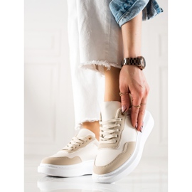 BUONAROTTI Modische Sportschuhe Turnschuhe beige 1