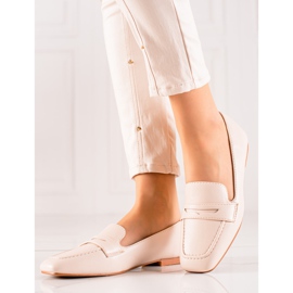Balada Klassische Loafer mit Öko-Leder beige 1