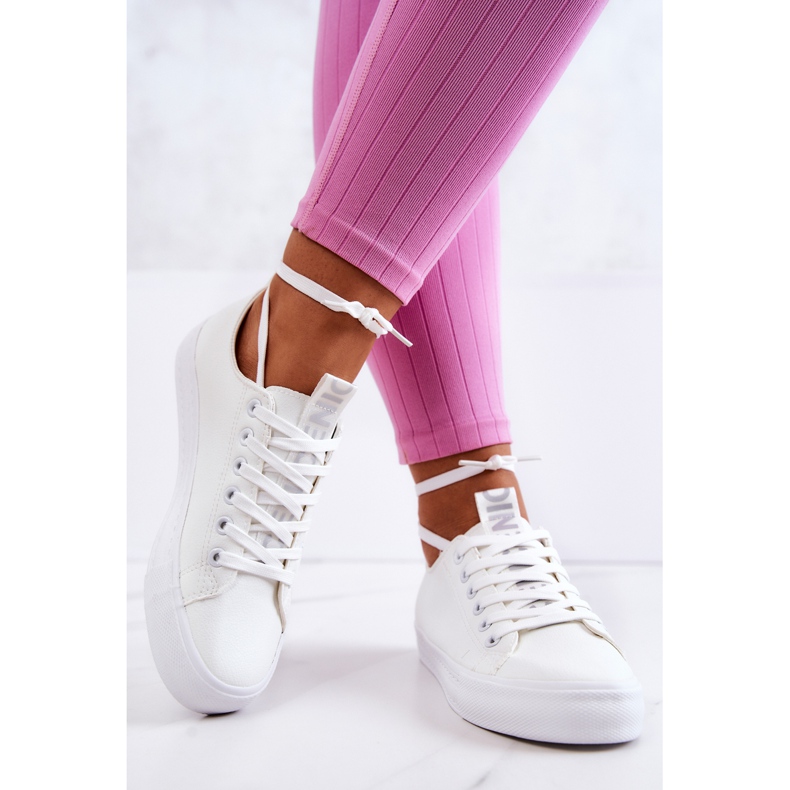 PS1 Damen-Lederturnschuhe Weiß Mikayla 2