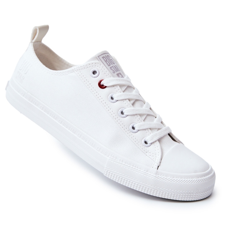 Herren Material Sneakers Big Star JJ174001 Weiß 1
