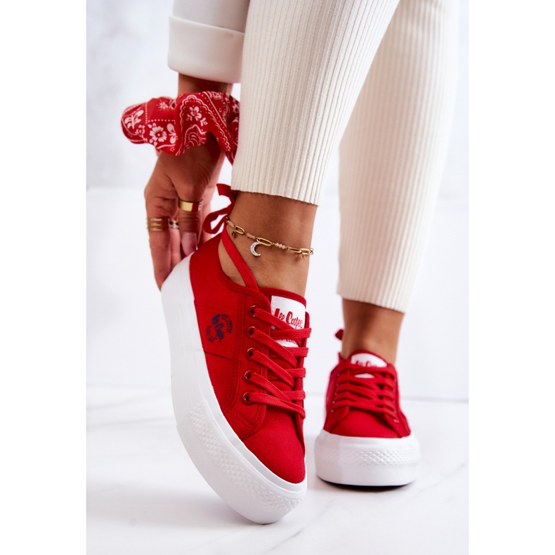 Lee Cooper LCW-22-31-0834L Rote Turnschuhe 1