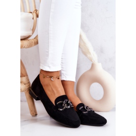 Wildleder-Loafer Sergio Leone MK739 Schwarz 1