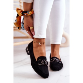 Wildleder-Loafer Sergio Leone MK739 Schwarz 2