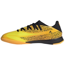 Adidas X Speedflow Messi.3 In J Jr GW7422 Schuhe gelb golden 1