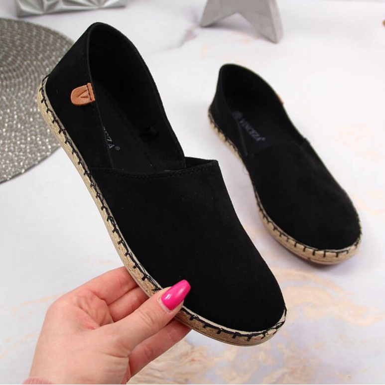 Espadrilles mit Schnitt Vinceza W JAN82A schwarz 1