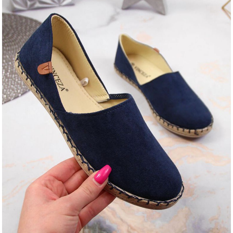 Espadrilles mit Vinceza-Schnitt W JAN82C marineblau navy blau 1