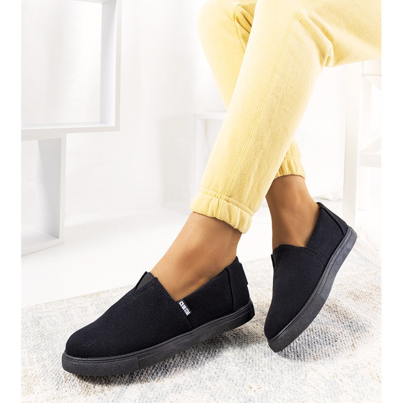 Schwarze Big Star Damenturnschuhe JJ274172 1