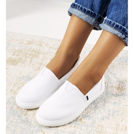 Weiße Damenturnschuhe Big Star JJ274173 1