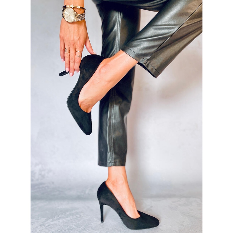 Editta Schwarze Damen High Heels 1