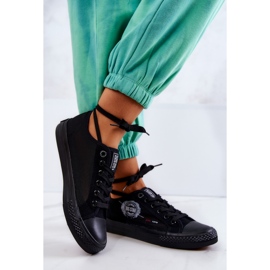 Damen Sneakers Big Star JJ274A256 Schwarze Turnschuhe 2