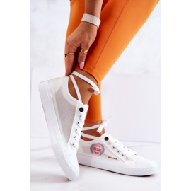 Damen Sneakers Big Star JJ274A253 Weiße Turnschuhe 2