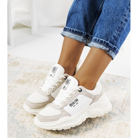 Weiße Big Star JJ274288 Turnschuhe grau 1