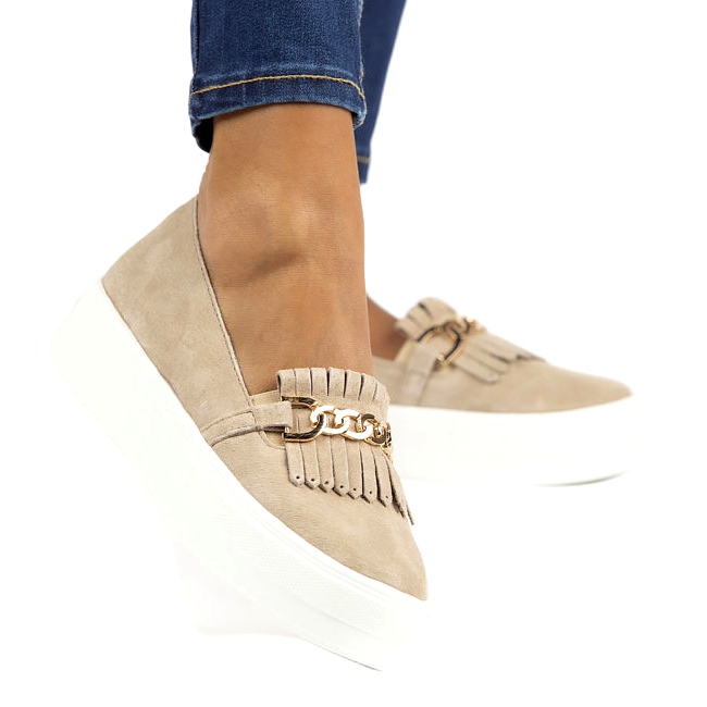 Lordsy Damen Lederschuhe Filippo DP3532 / 22 Beige 1