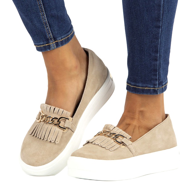 Lordsy Damen Lederschuhe Filippo DP3532 / 22 Beige 7