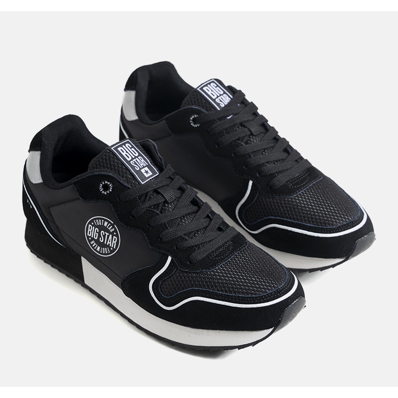 Schwarze Herren Big Star JJ174140 Turnschuhe 1