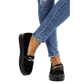 Lordsy Damen Lederschuhe Filippo DP3532 / 22 Schwarz 1